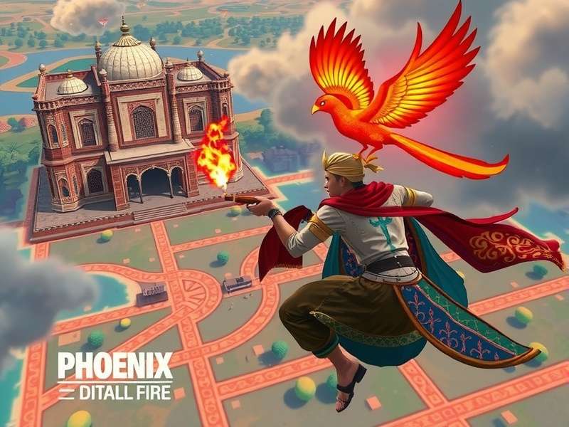 Phoenix Fire map showing diverse environments